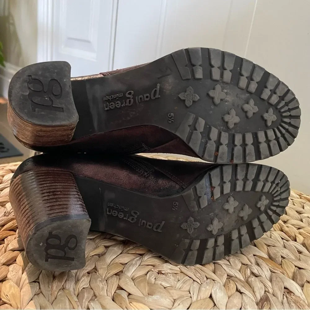 Paul Green München Dark Brown Ankle Boots Women’s AU 5.5 / US 7.5